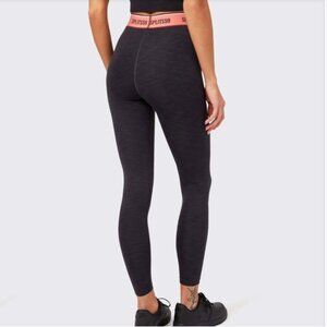 Splits59 Bailey High Waist Rib 7/8 Leggings Black Ankle Length Size XS